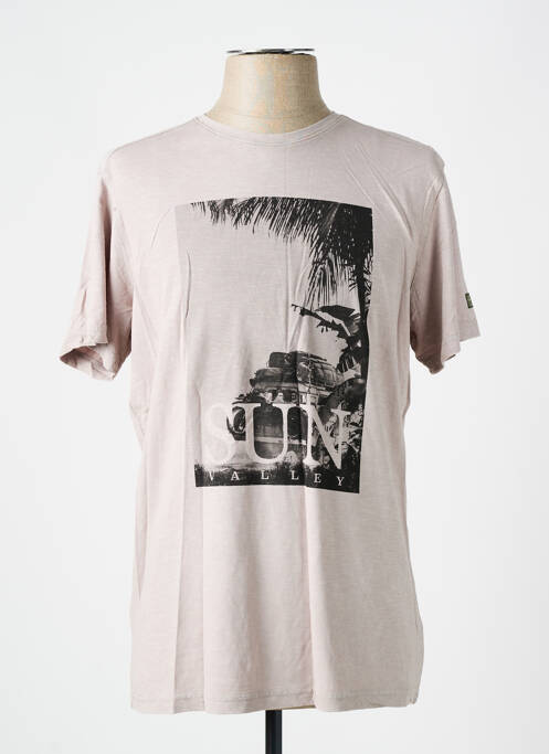 T-shirt beige SUN VALLEY pour homme