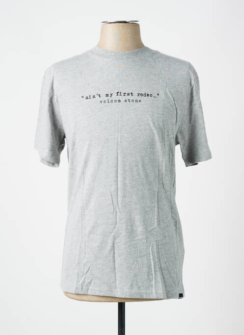 T-shirt gris VOLCOM pour homme