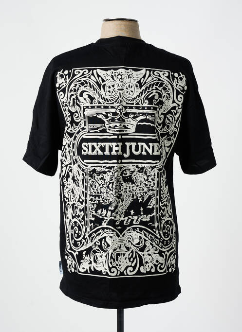 T-shirt noir SIXTH JUNE pour homme