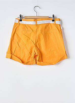 Short fermeture zippée sous rabat boutonné taille normale orange SUN VALLEY femme