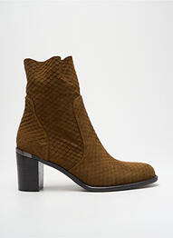 Bottines/boots talon bottier talon de 4 à 6cm vert ADIGE femme