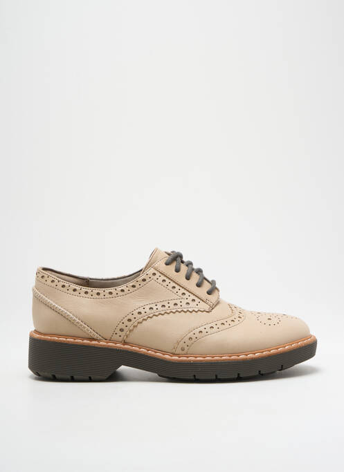 Derbies beige CLARKS pour femme