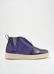 Slip ons matière lisse talon plat jusqu'à 3cm violet VADDIA femme