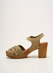 Sandales/Nu pieds vert COCO ET ABRICOT pour femme seconde vue