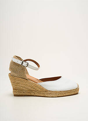 Espadrilles fermeture bride(s) talon de 7 à 9cm blanc TONI PONS femme
