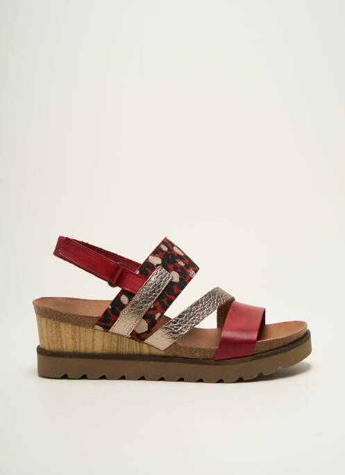 Sandales/Nu pieds rouge XAPATAN pour femme