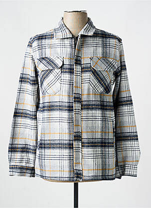 Veste casual coupe droite gris RECYCLED ART WORLD homme