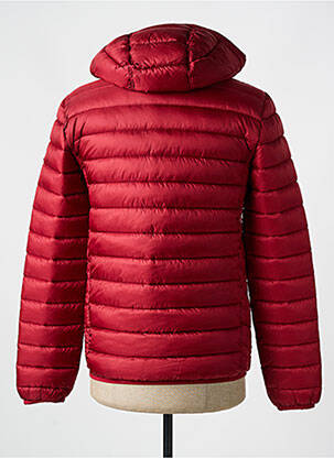 Doudoune poches a capuche rouge EL GANSO homme