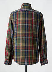 Chemise manches longues vert MCS pour homme seconde vue