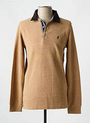 Polo marron MCS pour homme seconde vue