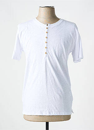T-shirt blanc UP GENT pour homme