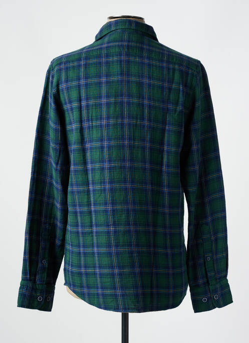Chemise manches longues vert MCS homme