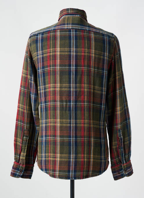 Chemise manches longues vert MCS homme