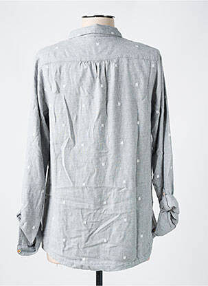 Chemisier imprimé fantaisie manches longues gris WHITE STUFF femme