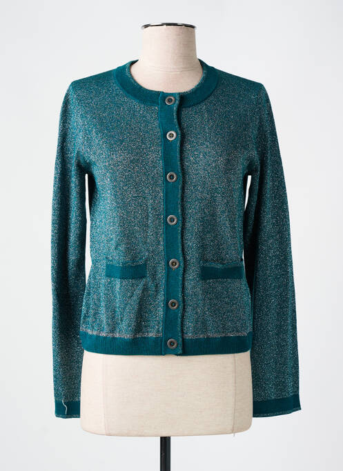 Gilet manches longues bleu WHITE STUFF pour femme