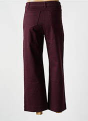 Pantalon flare violet LUK AP pour femme seconde vue