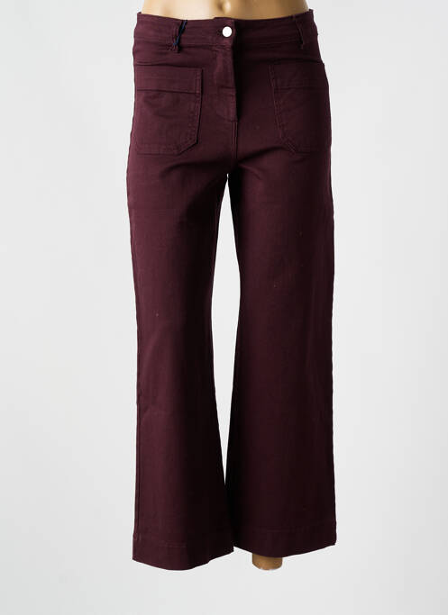 Pantalon flare violet LUK AP pour femme