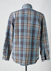 Chemise manches longues bleu MCS pour homme seconde vue