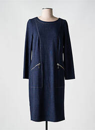 Robe mi-longue manches longues manches longues bleu SUNWEAR femme