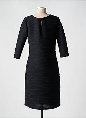 Robe mi-longue manches 3/4 manches 3/4 noir FOSBY femme