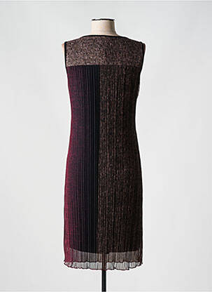 Robe mi-longue sans manche sans manche rouge ME-PARIS femme