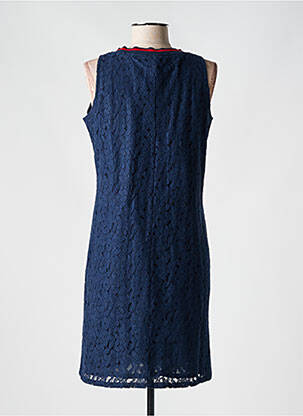 Robe courte sans manche sans manche bleu SENORETTA femme