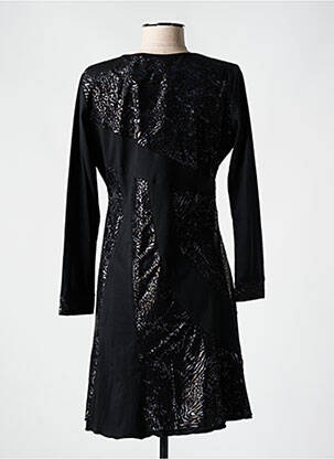 Robe courte manches longues manches longues noir S.QUISE femme
