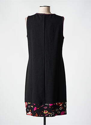 Robe mi-longue sans manche sans manche noir TELMAIL femme