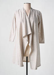 Gilet manches longues manches 3/4 beige POURQUOI PAS NOUS femme