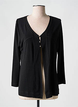 Gilet manches longues stretch noir TELMAIL femme