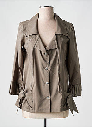 Veste casual col tailleur vert TELMAIL femme