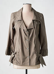 Veste casual col tailleur vert TELMAIL femme