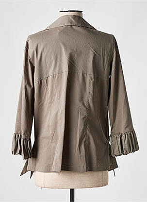 Veste casual col tailleur vert TELMAIL femme