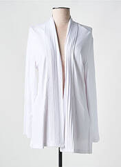 Gilet manches longues blanc OSCAR B pour femme seconde vue