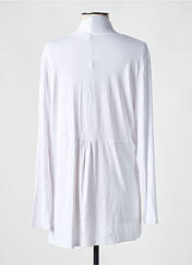 Gilet manches longues blanc OSCAR B pour femme seconde vue