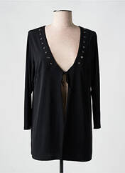 Gilet manches longues noir TELMAIL pour femme seconde vue