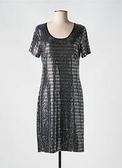 Robe mi-longue argent HALOGENE pour femme seconde vue