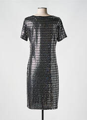 Robe mi-longue argent HALOGENE pour femme seconde vue