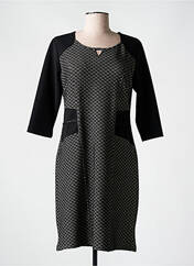 Robe mi-longue noir HALOGENE pour femme seconde vue