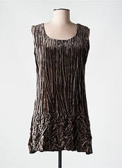 Tunique sans manche marron FILENDZA pour femme seconde vue