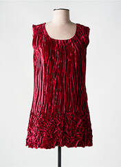 Tunique sans manche rouge FILENDZA pour femme seconde vue