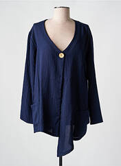 Veste casual bleu DEOMINO pour femme seconde vue