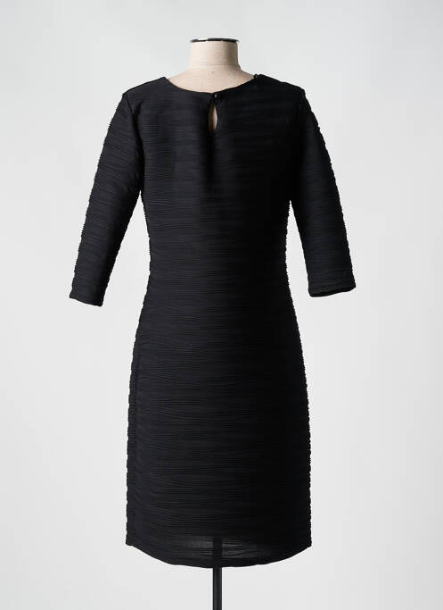 Robe mi-longue manches 3/4 manches 3/4 noir FOSBY femme