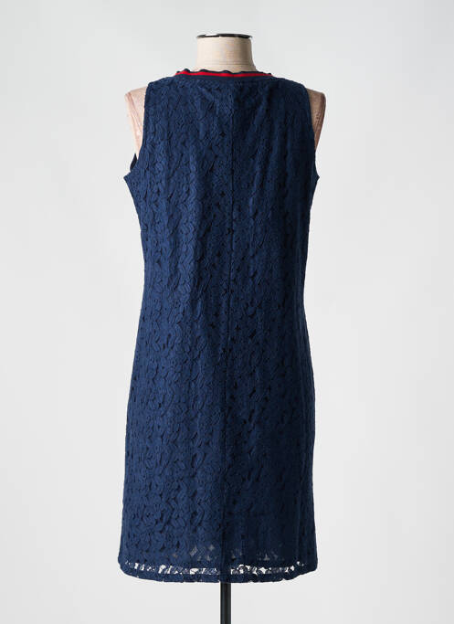 Robe courte sans manche sans manche bleu SENORETTA femme