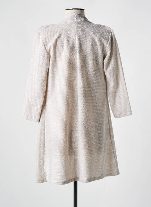 Gilet manches longues beige POURQUOI PAS NOUS pour femme