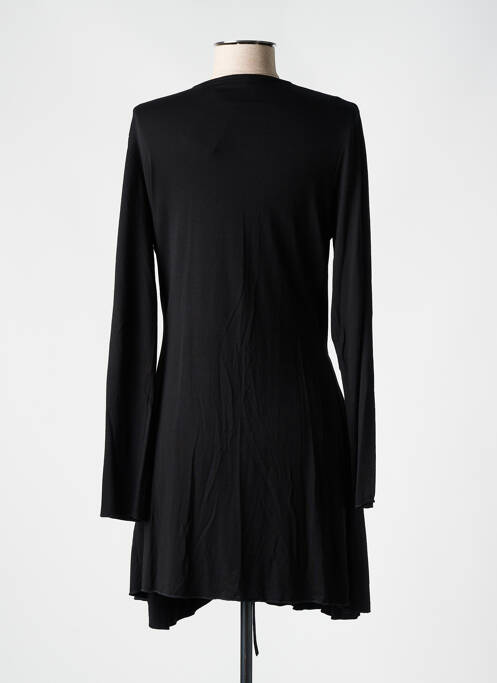 Gilet manches longues noir KAYANE pour femme