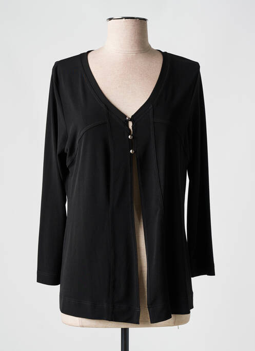 Gilet manches longues noir TELMAIL pour femme