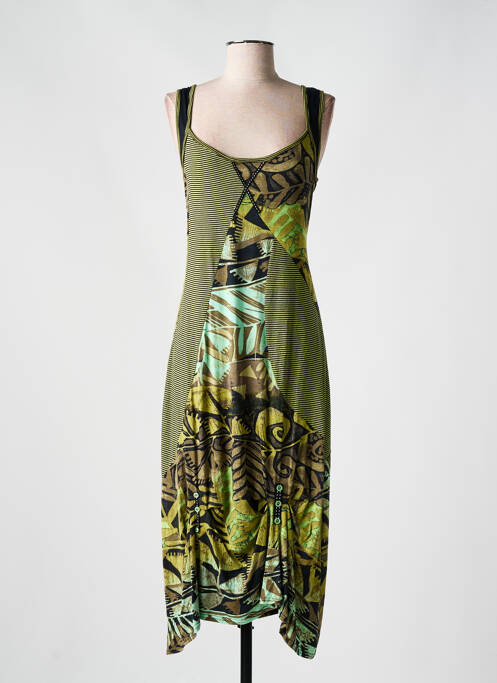 Robe longue vert QUINZE HEURES TRENTE pour femme