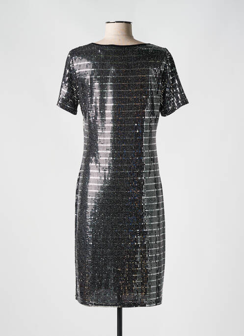 Robe mi-longue argent HALOGENE pour femme