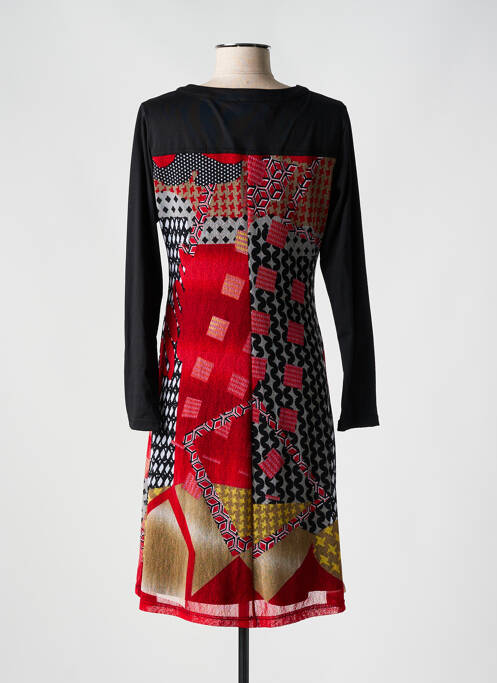 Robe mi-longue noir S.QUISE pour femme